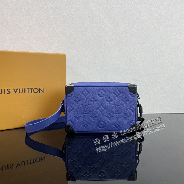 Lv路易威登2023專櫃新款Mini Soft Trunk手袋 LV盒子包男士肩背斜挎包 M55702 M82558 ydh5153